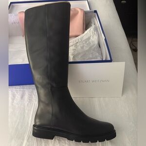 Stuart Weitzman Black Heeled Boots